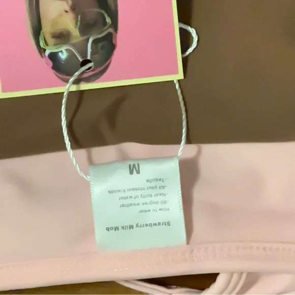 Brown and Pink Bikini Set - Picture 4 of 6